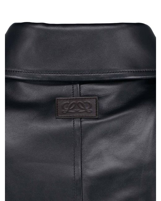 Loewe Black Lambskin Zip Jacket for men