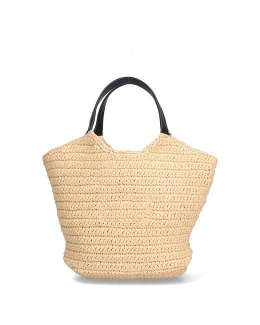 Balmain Natural Viscose Statement Bag