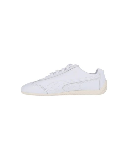 PUMA White Sneakers Upper: Leather for men