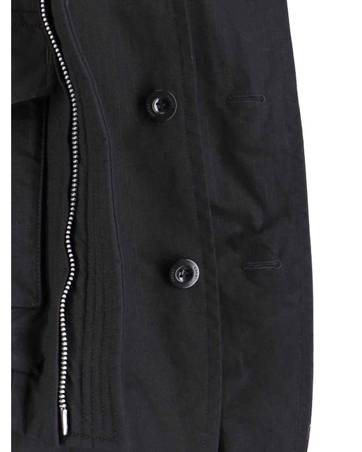 Sacai Black Jackets Cotton for men