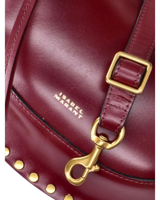 Isabel Marant Purple Small Shoulder Bag "Oskan"