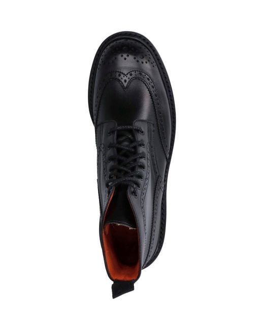 Tricker's Black Boots "Stow"