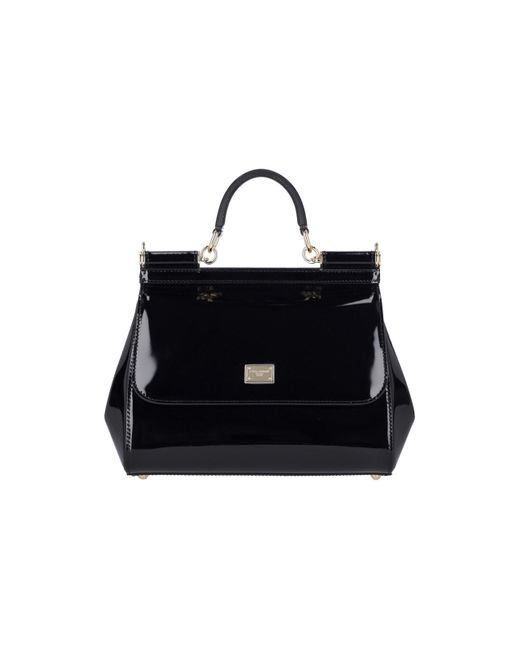 Dolce & Gabbana Black Medium Bag Sicily