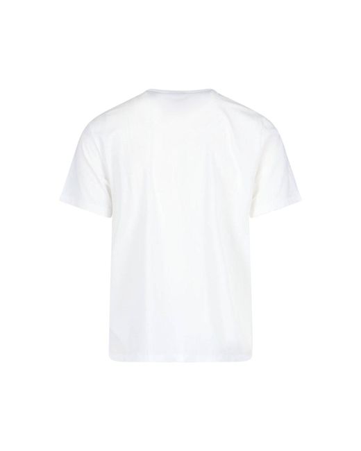 Our Legacy White Light & Natural Clean Jersey T-Shirt for men