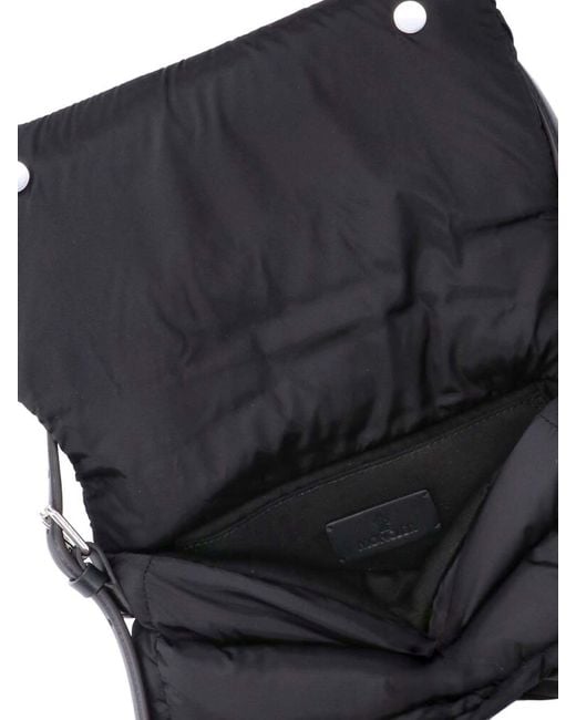 Moncler Black Shoulder Bag "Caradoc Baguette"