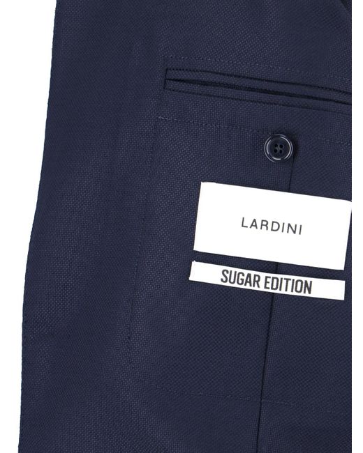 Lardini Blue Single-breasted Blazer for men