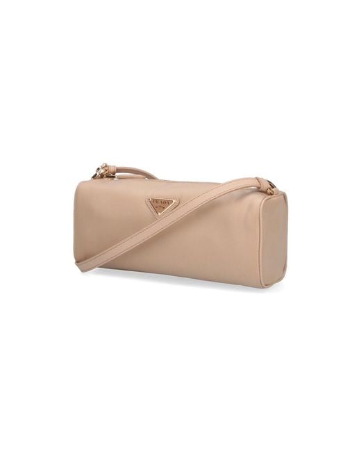 Pouch In "Re-Nylon" di Prada in Natural