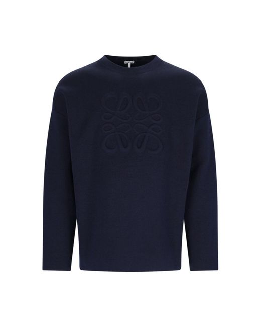 Loewe Blue Logo Sweater for men