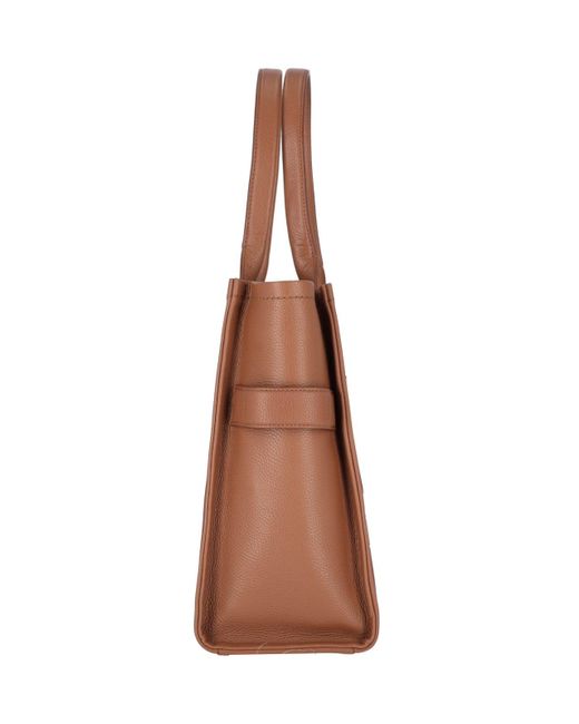 Marc Jacobs Brown The Leather Large Tote Bag