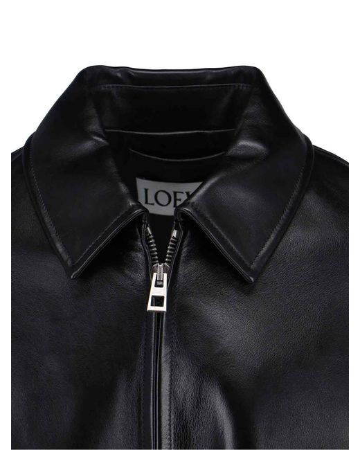 Loewe Black 'Biker' Jacket for men
