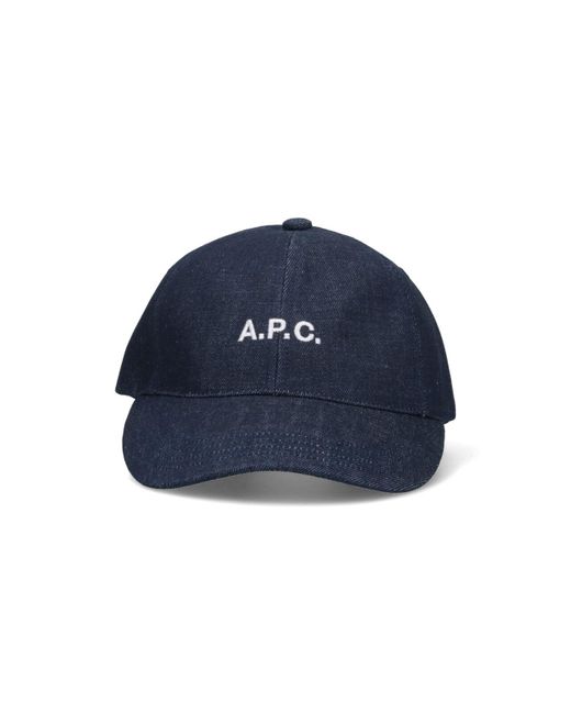 Cappello Baseball "Charlie" di A.P.C. in Blue
