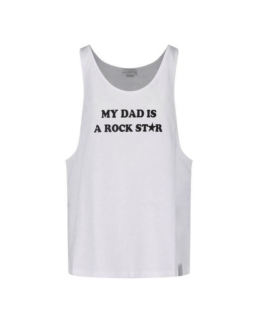 Stella McCartney White Printed Tank Top