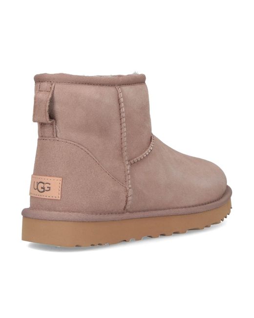 Ugg Pink 'Classic Mini Ii' Boots
