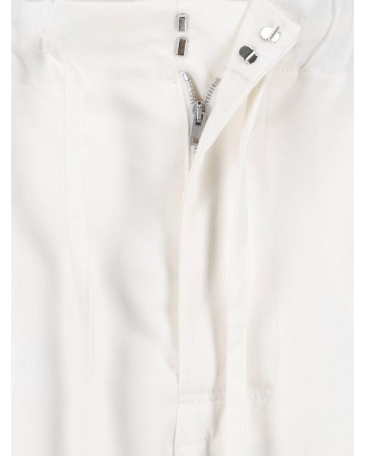 Marni White Sweatpants Dettaglio Riga