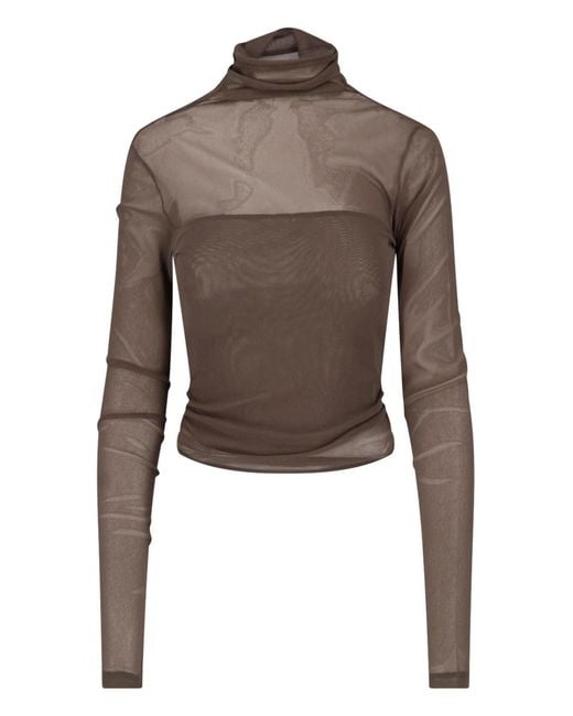 Lemaire Brown Top “Ballerina”