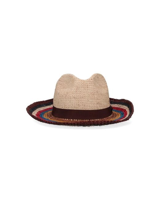 Paul Smith White Hats Raphia for men