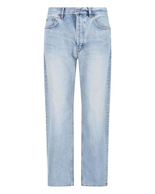 Saint Laurent Blue Straight Jeans for men