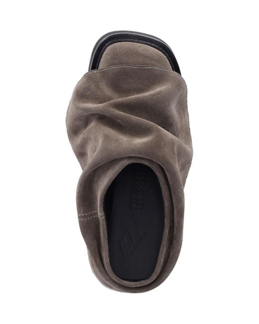 The Attico Brown Mini Robin Sabot