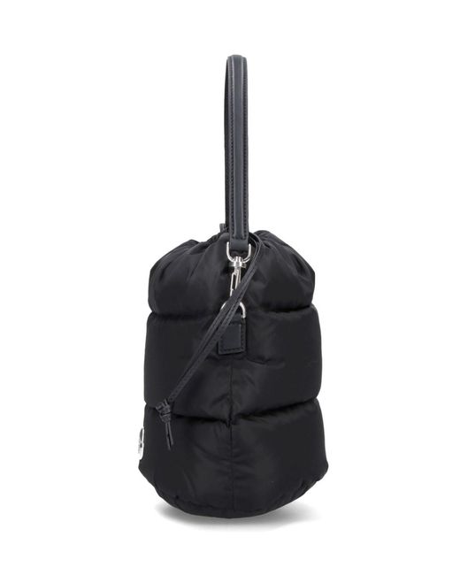 Moncler Black "Caradoc" Bucket Bag