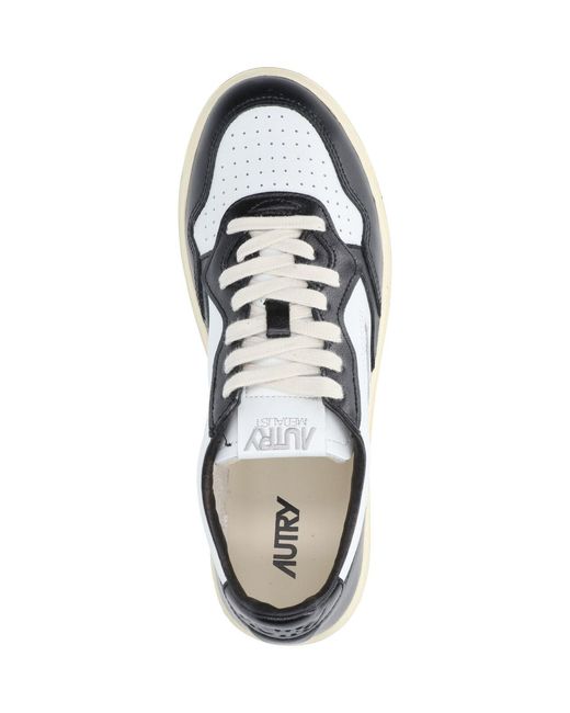 Autry Blue Sneakers Upper: Cow Leather for men