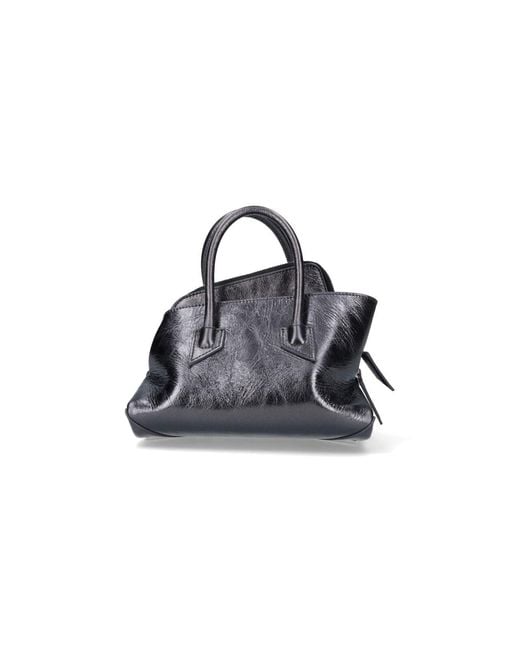 The Attico Black "La Passeggiata" Mini Bag