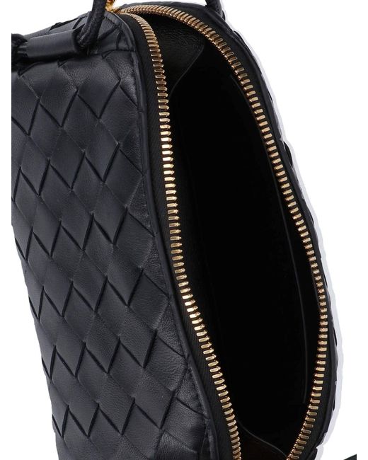 Bottega Veneta Black Shoulder Bag 'Concert'