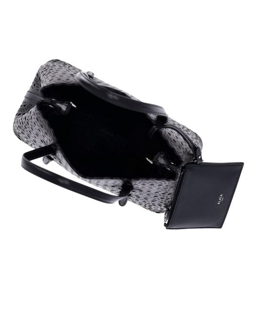 Alaïa Black Tote Bag “Mina 25”