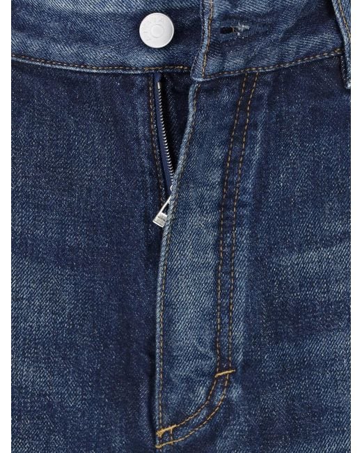 Alaïa Blue Wide Jeans