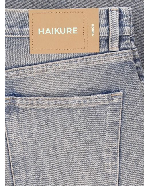 Haikure Gray Wide Jeans "Korea"