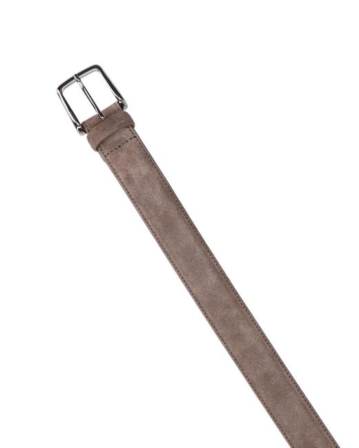 Tod's Brown Full-Grain Calf Leather Belt for men