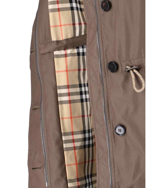 Burberry Brown Classic Parka