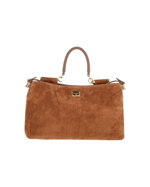 Dolce & Gabbana Brown Medium Shoulder Bag "Vittoria"