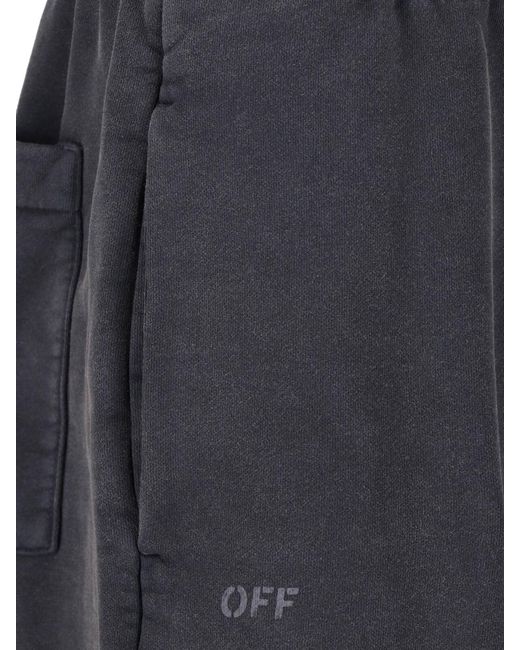 Off-White c/o Virgil Abloh Blue Sweatpants for men
