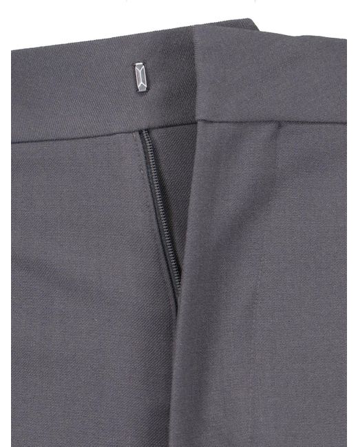 MM6 by Maison Martin Margiela Gray Wide Trousers