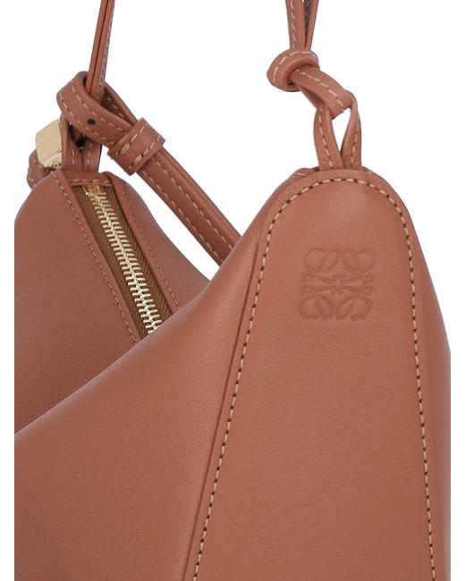Loewe White "hammock" Mini Hobo Bag