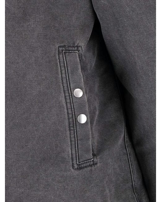 Rick Owens Gray Jacket "Gimp Zipfront" for men