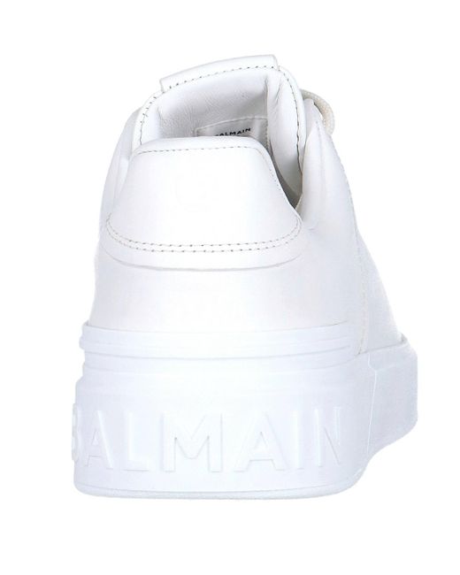 Balmain White 'b-court Flip' Sneakers, for men