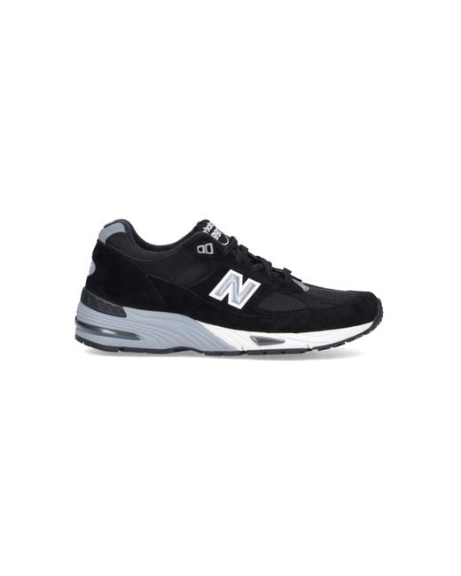 New Balance Black Sneakers Pelle for men