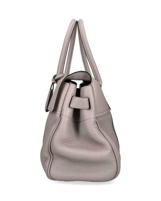 Mulberry Gray Bovine Leather Bag For