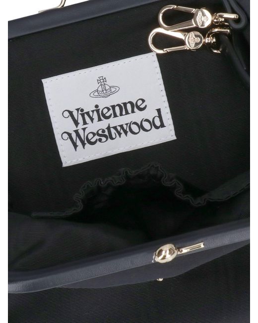 Vivienne Westwood Black Granny Frame Clutch
