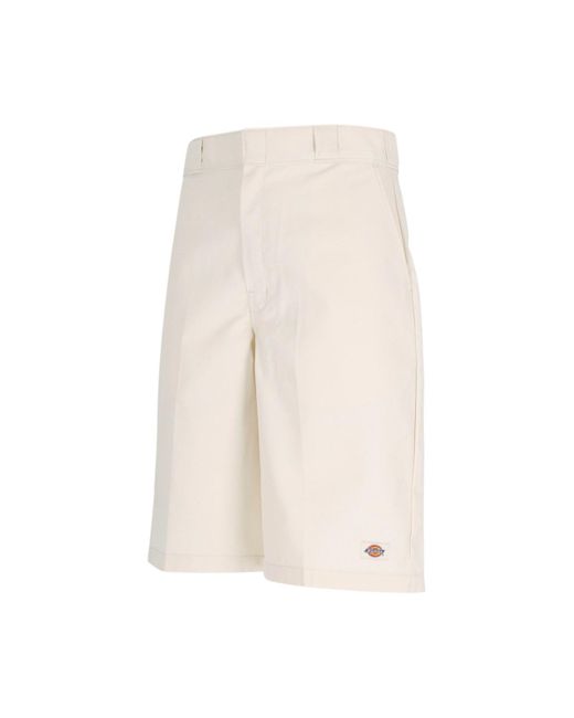 Dickies White 'multipocket' Shorts for men