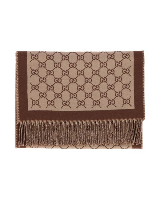 Sciarpa "Gg Supreme" di Gucci in Brown