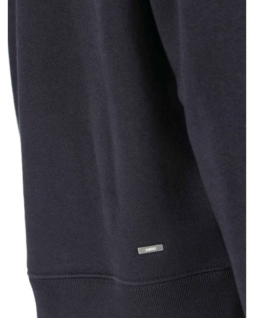 Amiri Black Core Logo Cotton Hooded Sweatshirt for men