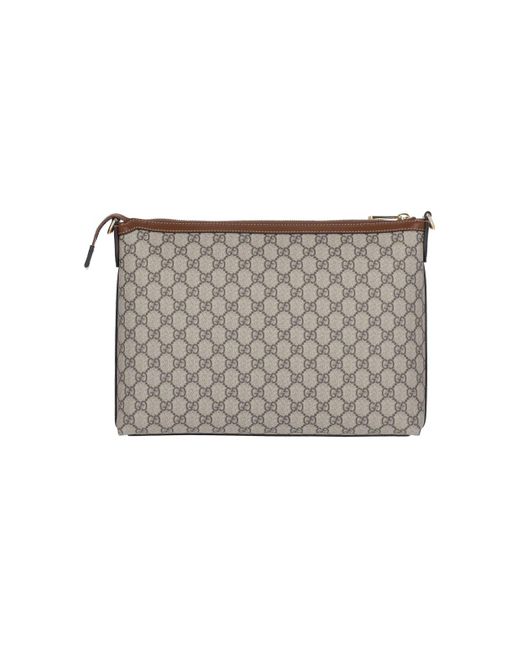 Gucci Gray Bags Fabric 1: Polyurethane for men