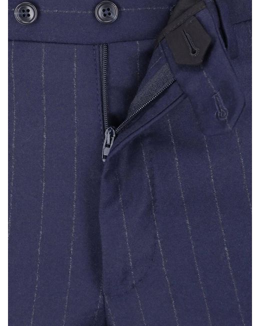 Tagliatore Blue Exclusive Pinstripe Tailored Suit By for men