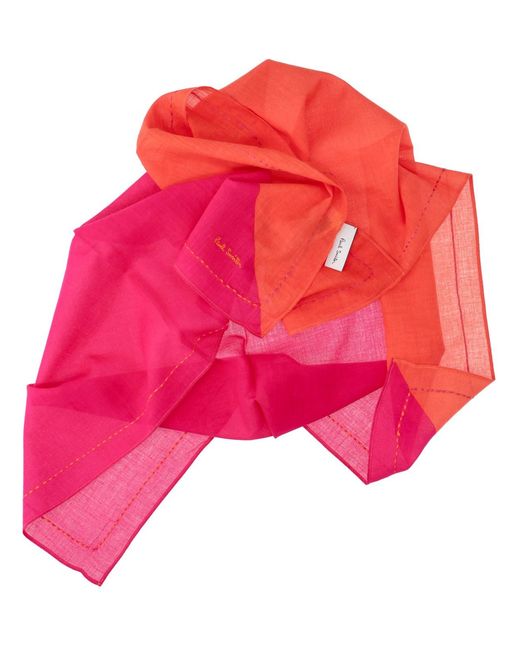 Paul Smith Pink Scarfs Cotton for men