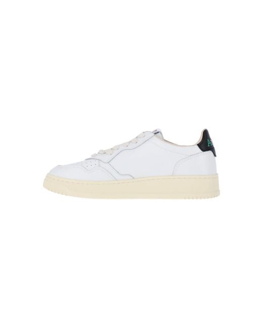 Autry White Cow Leather Sneakers for men