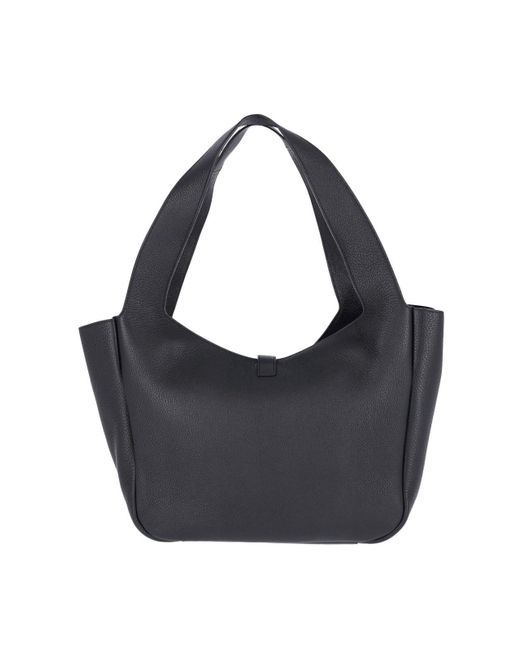 Saint Laurent Black 'Le 5 À 7 Bea' Tote Bag