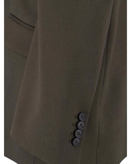 Blazer Monopetto In Lana Vergine di The Attico in Black