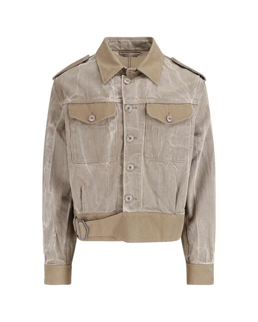 Our Legacy Multicolor Battle Cropped Cotton Jacket for men